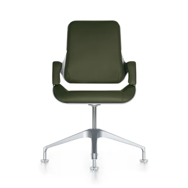 Silver bureaudraaistoel medium hoge rug