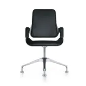 Silver bureaudraaistoel medium hoge rug