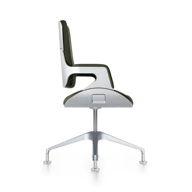 Silver bureaudraaistoel medium hoge rug