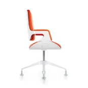 Silver bureaudraaistoel medium hoge rug