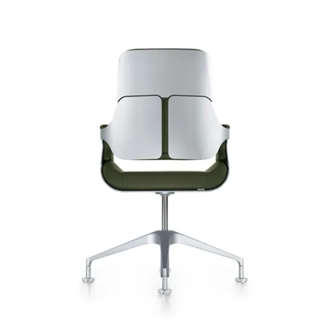 Silver bureaudraaistoel medium hoge rug