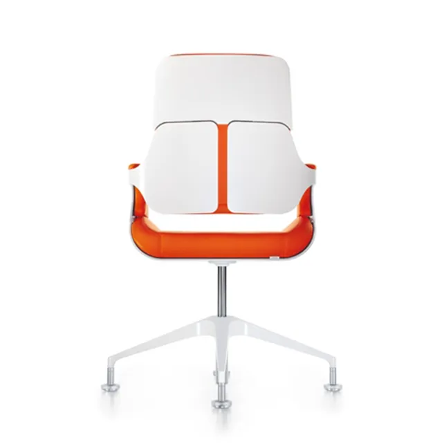 Silver bureaudraaistoel medium hoge rug