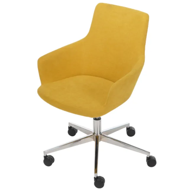 Vergaderstoel Hendrix mini met wieltjes