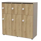 Eko Equipped locker met garderobe vak Eko Equipped locker met garderobe vak