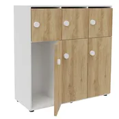 Eko Equipped locker met garderobe vak Eko Equipped locker met garderobe vak