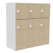 Eko Equipped locker met garderobe vak Eko Equipped locker met garderobe vak