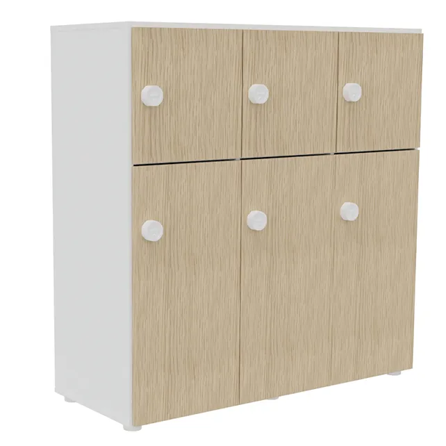 Eko Equipped locker met garderobe vak Eko Equipped locker met garderobe vak