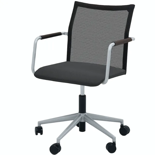 Vergaderstoel Carlo netbespanning verrijdbaar