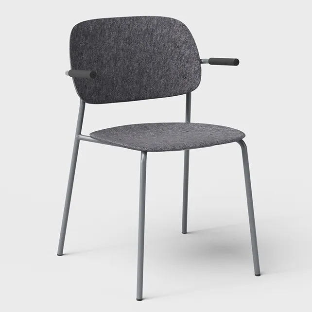 Hale vergaderstoel met armleuningen