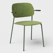 Hale vergaderstoel met armleuningen