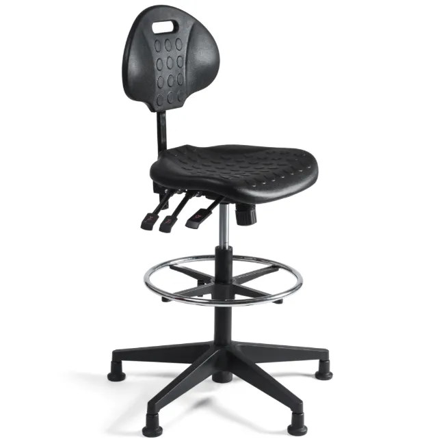 Werkstoel Basic hoog