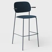 Hale barstoel met armleuningen