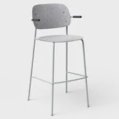 Hale barstoel met armleuningen