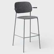 Hale barstoel met armleuningen