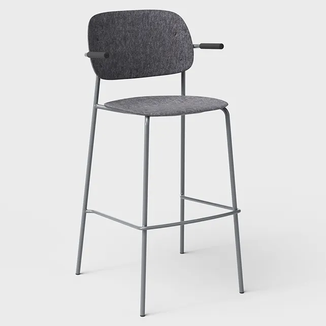 Hale barstoel met armleuningen