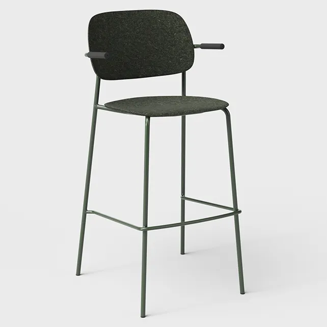 Hale barstoel met armleuningen