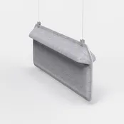 AK 2 Werkplekverdeler hangend met lamp AK 2 Werkplekverdeler hangend met lamp