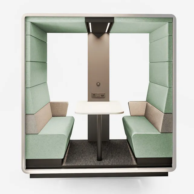 Mikomax Hush Meet Open vergaderruimte