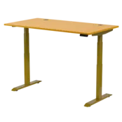 Elektrisch zit-sta bureau Solido Bamboe