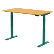 Elektrisch zit-sta bureau Solido Bamboe