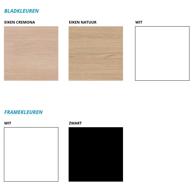 Vepa VPAX tafel hoog 200x100cm (voorraadmodel)