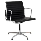 ICF Eames EA 108 Aluminium Chair Leder