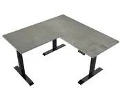 Elektrisch zit-sta hoekbureau