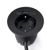 inbouw Power 230V + USB A+C charger en USB-C