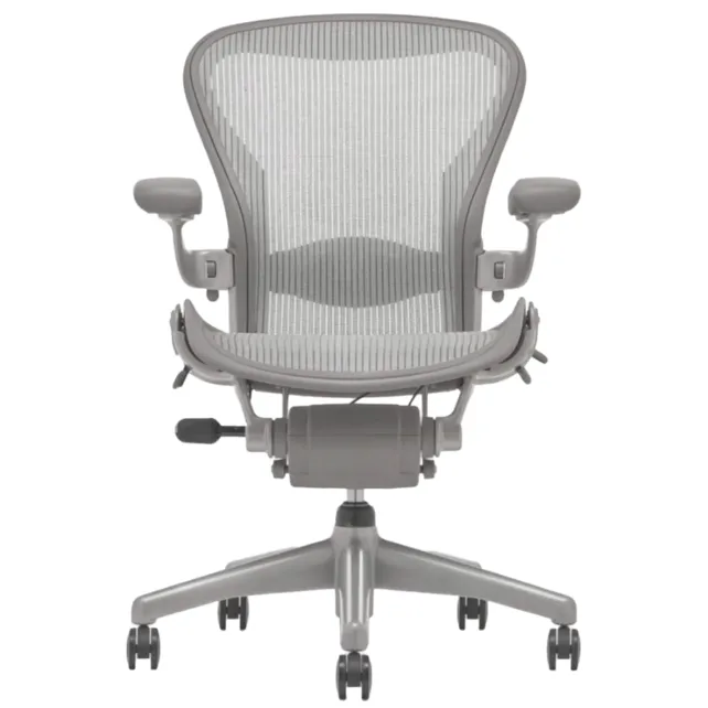 Refurbished Herman Miller Aeron Chair Classic (Titanium)