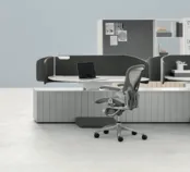 Refurbished Herman Miller Aeron Chair Classic (Titanium)