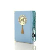 Babyblauw Koran met Tasbeeh