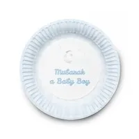 Dessertbordjes Geboorte Jongen