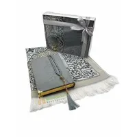 Fluwelen Koran Cadeau Set Zilver