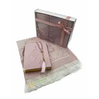 Fluwelen Koran Cadeau Set Roze