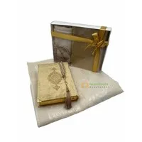 Fluwelen Koran Cadeau Set Goud