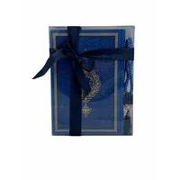Thermo leren Koran met Tasbeeh Donkerblauw Small