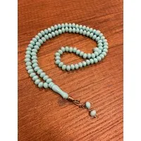 Kristal Plastic Tasbeeh - Babyblauw