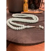 Plastic Tasbeeh rond - Babyblauw