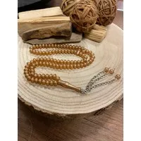 Plastic Tasbeeh Glans - Goud