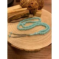 Plastic Tasbeeh Glans - Babyblauw