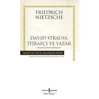 Davıd Strauss,İtirafçı ve Yazar (K.Kapak)