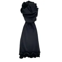 Jersey Sjaal met Steentjes Zwart