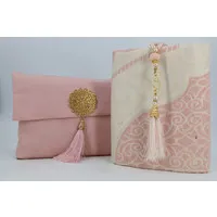 Gebedskleed met Tasbeeh in Tas Roze