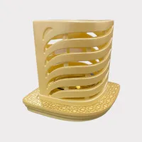 Bakhour Houder Mozaiek Parelgeel