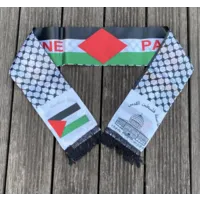 Satijnen Palestijnse Sjaal 130x14 CM