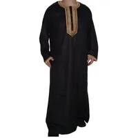 African Style Qamis - Zwart met Goud