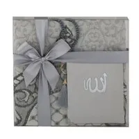 Giftset Eco Zilver met gebedskleed tasbeeh en Yasin Boekje
