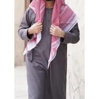 Emirati Qamis Thobe Style - Licht Antraciet