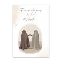 Friends who pray together stay together wenskaart