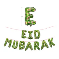 Eid Mubarak Watermeloen Folieballonnen Groen